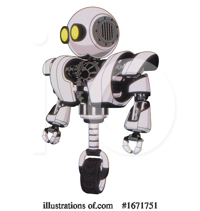Royalty-Free (RF) Robot Clipart Illustration by Leo Blanchette - Stock Sample #1671751
