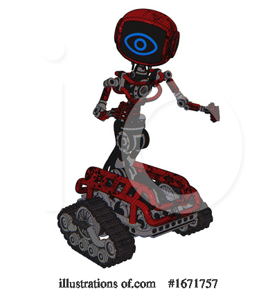 Royalty-Free (RF) Robot Clipart Illustration by Leo Blanchette - Stock Sample #1671757
