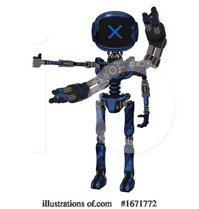 Royalty-Free (RF) Robot Clipart Illustration by Leo Blanchette - Stock Sample #1671772