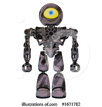 Royalty-Free (RF) Robot Clipart Illustration by Leo Blanchette - Stock Sample #1671782