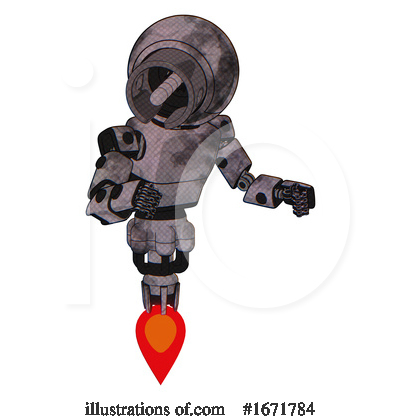 Royalty-Free (RF) Robot Clipart Illustration by Leo Blanchette - Stock Sample #1671784