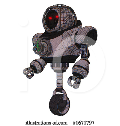 Royalty-Free (RF) Robot Clipart Illustration by Leo Blanchette - Stock Sample #1671797