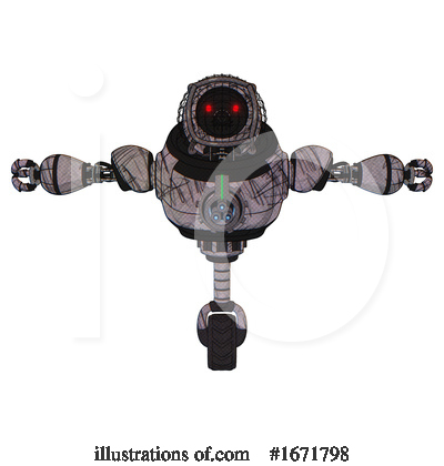 Royalty-Free (RF) Robot Clipart Illustration by Leo Blanchette - Stock Sample #1671798