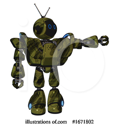Royalty-Free (RF) Robot Clipart Illustration by Leo Blanchette - Stock Sample #1671802
