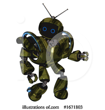 Royalty-Free (RF) Robot Clipart Illustration by Leo Blanchette - Stock Sample #1671803