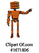Robot Clipart #1671806 by Leo Blanchette