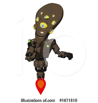 Royalty-Free (RF) Robot Clipart Illustration by Leo Blanchette - Stock Sample #1671810