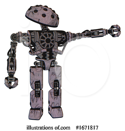 Royalty-Free (RF) Robot Clipart Illustration by Leo Blanchette - Stock Sample #1671817