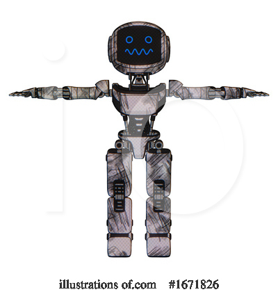 Royalty-Free (RF) Robot Clipart Illustration by Leo Blanchette - Stock Sample #1671826