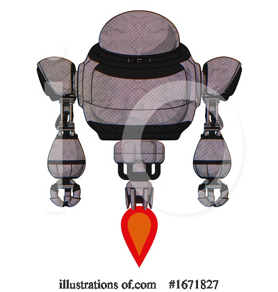 Royalty-Free (RF) Robot Clipart Illustration by Leo Blanchette - Stock Sample #1671827