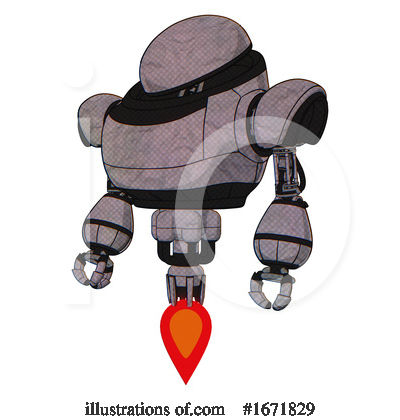 Royalty-Free (RF) Robot Clipart Illustration by Leo Blanchette - Stock Sample #1671829