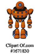 Robot Clipart #1671830 by Leo Blanchette