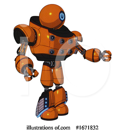 Royalty-Free (RF) Robot Clipart Illustration by Leo Blanchette - Stock Sample #1671832