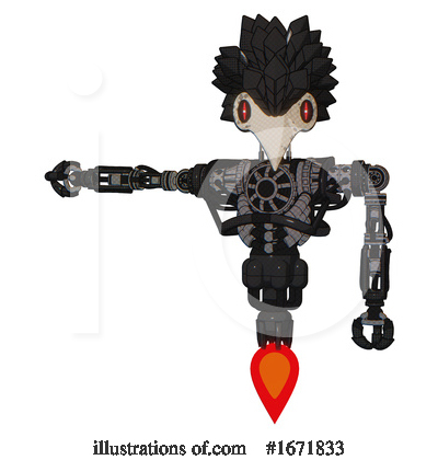 Royalty-Free (RF) Robot Clipart Illustration by Leo Blanchette - Stock Sample #1671833