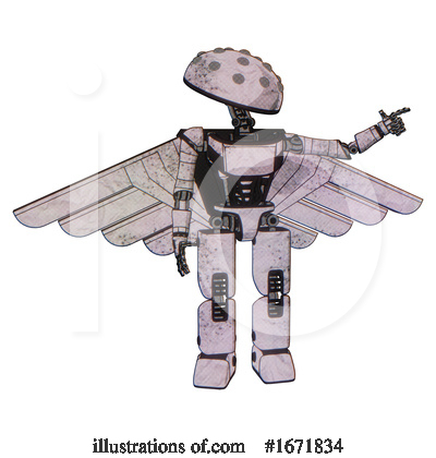 Royalty-Free (RF) Robot Clipart Illustration by Leo Blanchette - Stock Sample #1671834