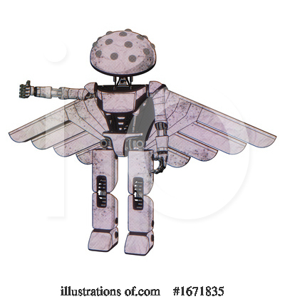 Royalty-Free (RF) Robot Clipart Illustration by Leo Blanchette - Stock Sample #1671835