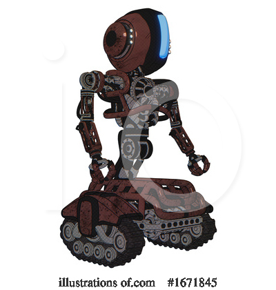 Royalty-Free (RF) Robot Clipart Illustration by Leo Blanchette - Stock Sample #1671845