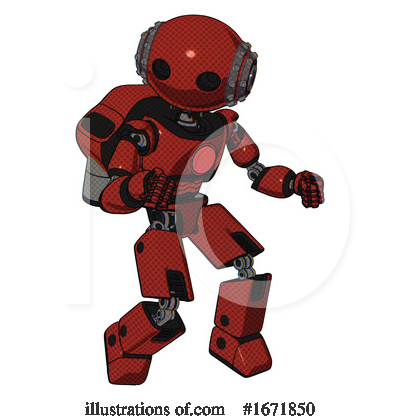 Royalty-Free (RF) Robot Clipart Illustration by Leo Blanchette - Stock Sample #1671850