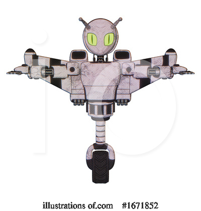 Royalty-Free (RF) Robot Clipart Illustration by Leo Blanchette - Stock Sample #1671852