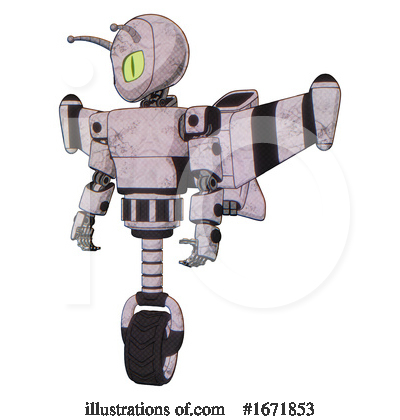 Royalty-Free (RF) Robot Clipart Illustration by Leo Blanchette - Stock Sample #1671853