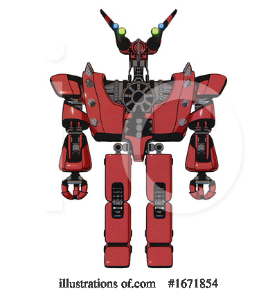 Royalty-Free (RF) Robot Clipart Illustration by Leo Blanchette - Stock Sample #1671854