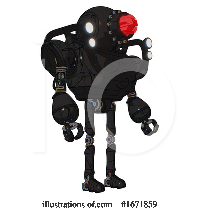 Royalty-Free (RF) Robot Clipart Illustration by Leo Blanchette - Stock Sample #1671859