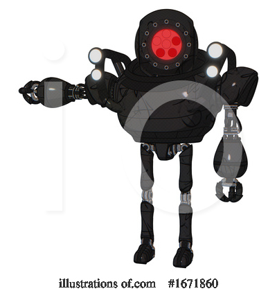Royalty-Free (RF) Robot Clipart Illustration by Leo Blanchette - Stock Sample #1671860