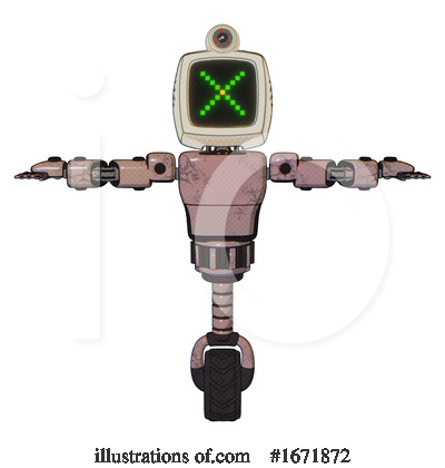 Royalty-Free (RF) Robot Clipart Illustration by Leo Blanchette - Stock Sample #1671872
