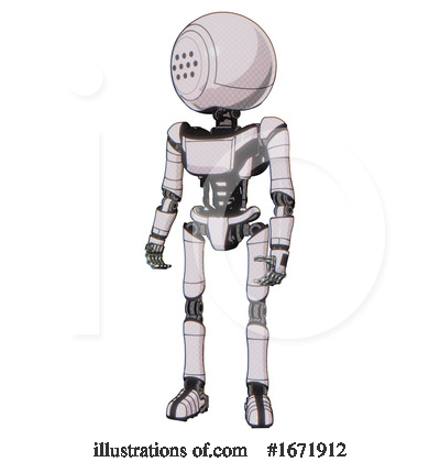 Royalty-Free (RF) Robot Clipart Illustration by Leo Blanchette - Stock Sample #1671912
