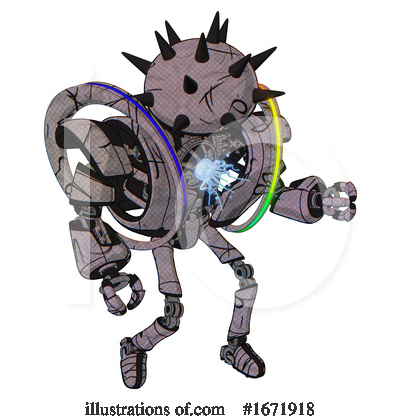 Royalty-Free (RF) Robot Clipart Illustration by Leo Blanchette - Stock Sample #1671918