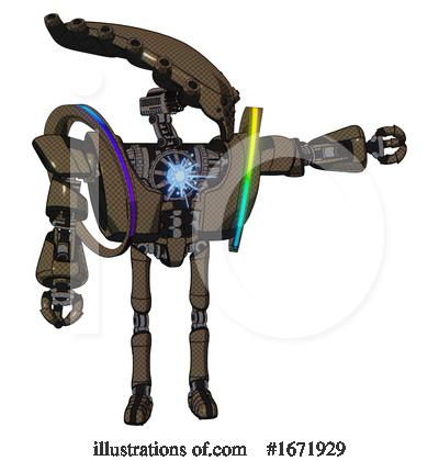 Royalty-Free (RF) Robot Clipart Illustration by Leo Blanchette - Stock Sample #1671929