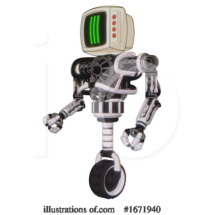 Royalty-Free (RF) Robot Clipart Illustration by Leo Blanchette - Stock Sample #1671940