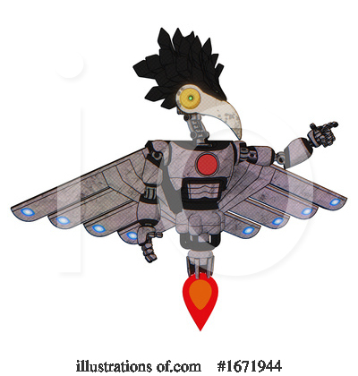 Royalty-Free (RF) Robot Clipart Illustration by Leo Blanchette - Stock Sample #1671944