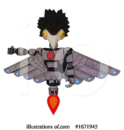 Royalty-Free (RF) Robot Clipart Illustration by Leo Blanchette - Stock Sample #1671945
