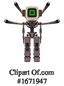 Robot Clipart #1671947 by Leo Blanchette