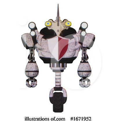 Royalty-Free (RF) Robot Clipart Illustration by Leo Blanchette - Stock Sample #1671952