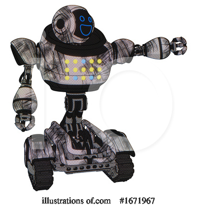 Royalty-Free (RF) Robot Clipart Illustration by Leo Blanchette - Stock Sample #1671967