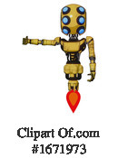 Robot Clipart #1671973 by Leo Blanchette