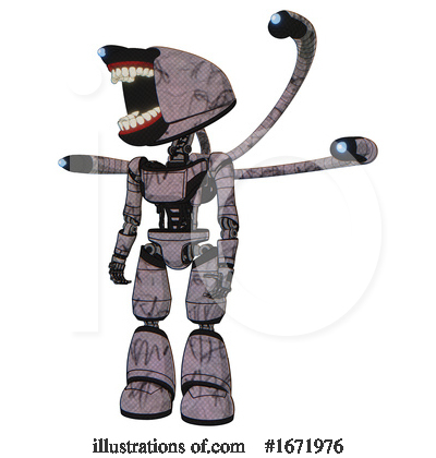 Royalty-Free (RF) Robot Clipart Illustration by Leo Blanchette - Stock Sample #1671976