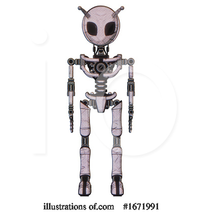 Royalty-Free (RF) Robot Clipart Illustration by Leo Blanchette - Stock Sample #1671991