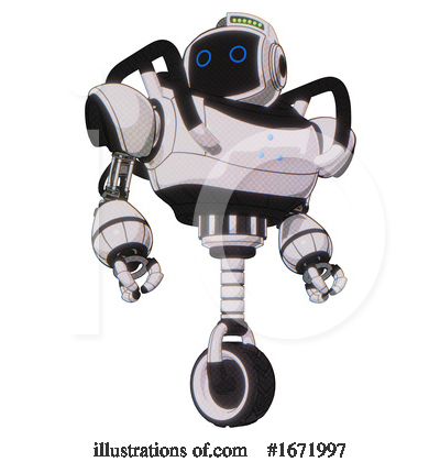 Royalty-Free (RF) Robot Clipart Illustration by Leo Blanchette - Stock Sample #1671997