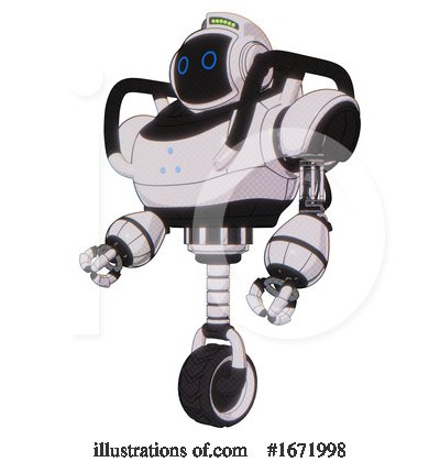 Royalty-Free (RF) Robot Clipart Illustration by Leo Blanchette - Stock Sample #1671998