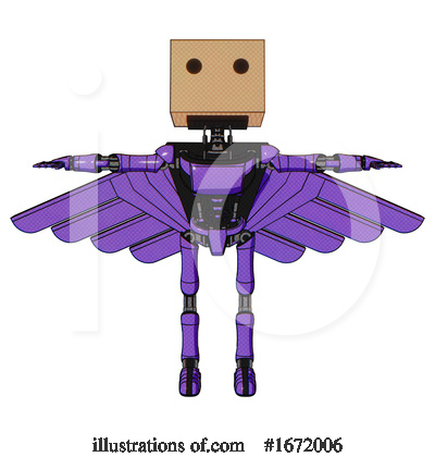 Royalty-Free (RF) Robot Clipart Illustration by Leo Blanchette - Stock Sample #1672006