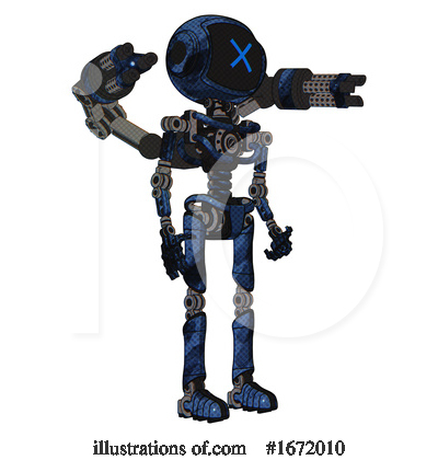 Royalty-Free (RF) Robot Clipart Illustration by Leo Blanchette - Stock Sample #1672010