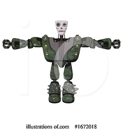 Royalty-Free (RF) Robot Clipart Illustration by Leo Blanchette - Stock Sample #1672018