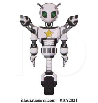 Royalty-Free (RF) Robot Clipart Illustration by Leo Blanchette - Stock Sample #1672021