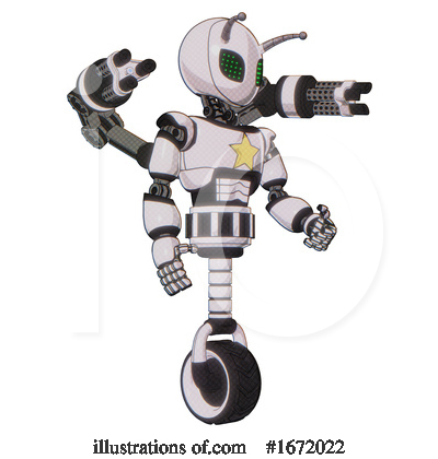 Royalty-Free (RF) Robot Clipart Illustration by Leo Blanchette - Stock Sample #1672022