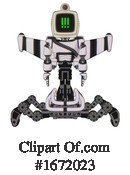 Robot Clipart #1672023 by Leo Blanchette