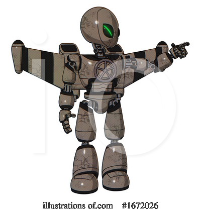 Royalty-Free (RF) Robot Clipart Illustration by Leo Blanchette - Stock Sample #1672026