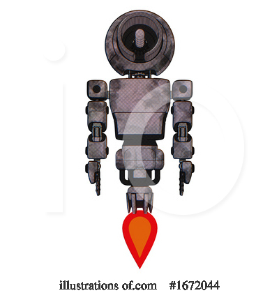 Royalty-Free (RF) Robot Clipart Illustration by Leo Blanchette - Stock Sample #1672044